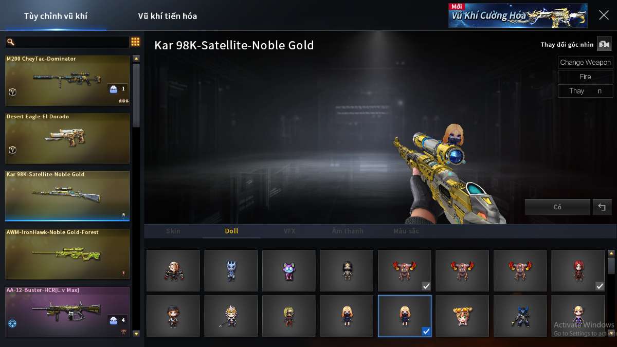 shop acc cf uy tin gia re